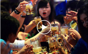 How drinking Vietnamese girl