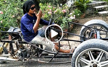 Thai homemade tricykle