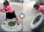 Girls tire service